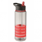 Bottiglia sportiva Borraccia con cannuccia pieghevole rosso MO9226 05