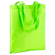 Borsa shopper nylon giallo verde fluorescente 18123 44