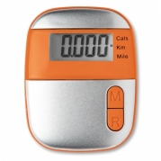 Pedometro contapassi consumo calorie stampa personalizzata arancio mo8508 10