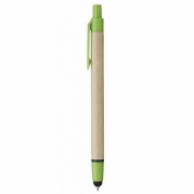 penna ecologica touch screen cartone riciclato verde Q 5014 48